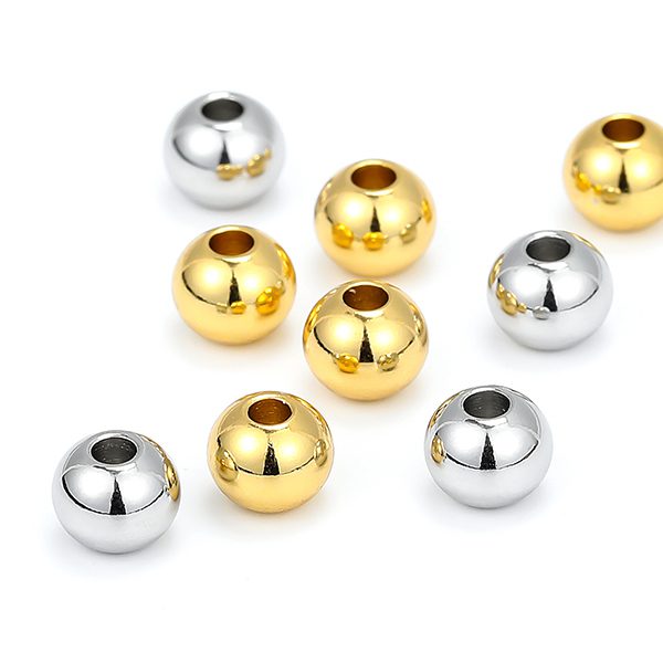 Gold spacer beads